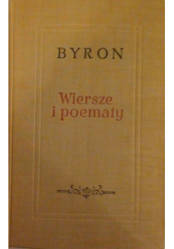 Byron  - Wiersze i poematy