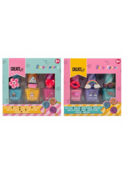 Lakier do paznokci Candy 3szt mix CREATE IT!