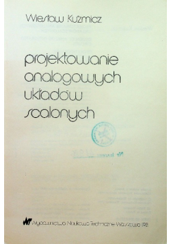 Projektowanie analogowych układów scalonych