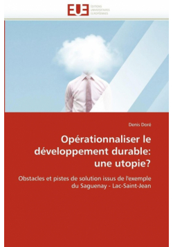 Opérationnaliser le développement durable