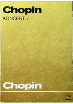 Chopin koncert e
