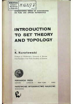 Introduction to set theory and topology