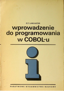 Wprowadzenie do programowania w COBOLu