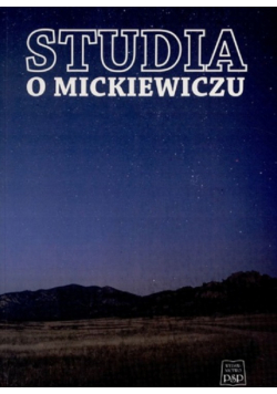 Studia o Mickiewiczu