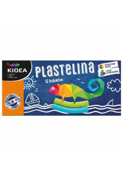 Plastelina 12 kolorów KIDEA