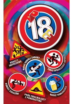 Kartka okolicznościowa Urodziny 18 US05