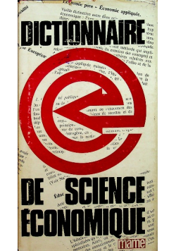 Dictionnaire de science economique