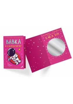 Karnet B6 DK-852 Najfajniejsza babka... (lusterko)