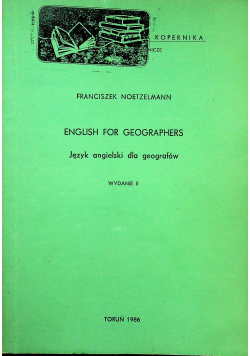 English For Geographers