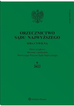 Orzecznictwo Sądu Najwyższego 6/2022