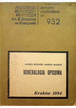 Mineralogia opisowa