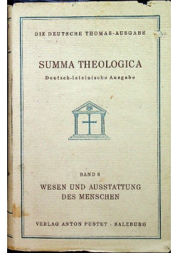 Summa Theologica Band 6 1937 r.