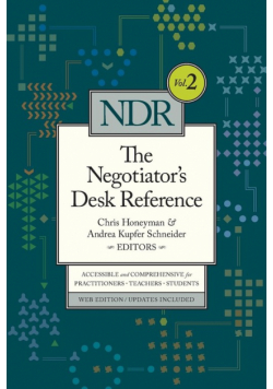 The Negotiator's Desk Reference