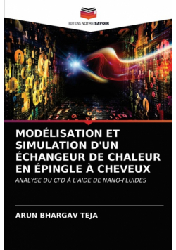 Modélisation Et Simulation D'un Échangeur De Chaleur En Épingle À Cheveux