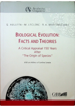 Biological evolution facts and theories