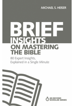 Brief Insights on Mastering the Bible