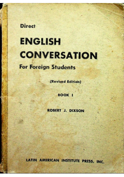 Direct English conversation for foreign students tom I 1949 r