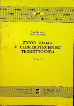 Zbiór zadań z elektrotechniki teoretycznej
