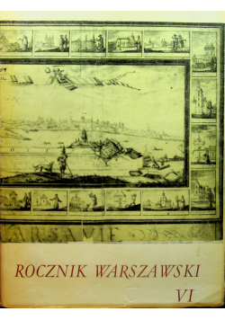 Rocznik Warszawski tom VI