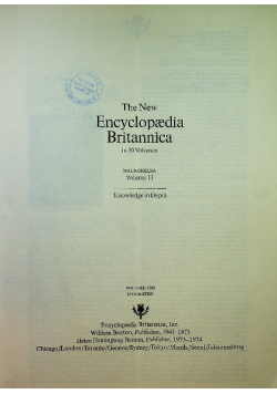 The new encyklopedia Britannica volumen 30