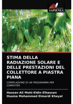 Stima Della Radiazione Solare E Delle Prestazioni Del Collettore A Piastra Piana
