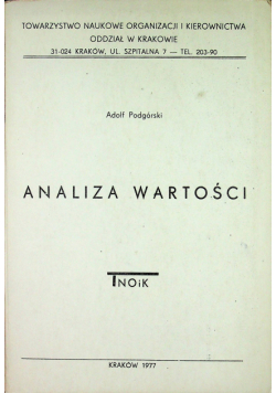 Analiza wartości
