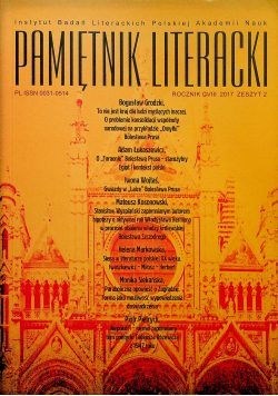 Pamiętnik literacki Rocznik CVIII Zeszyt 2