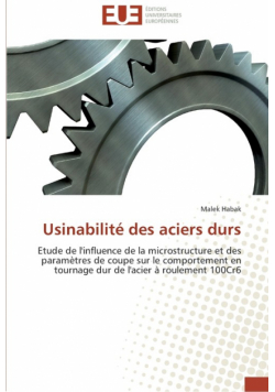 Usinabilité des aciers durs