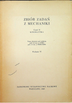 Zbiór zadań z mechaniki