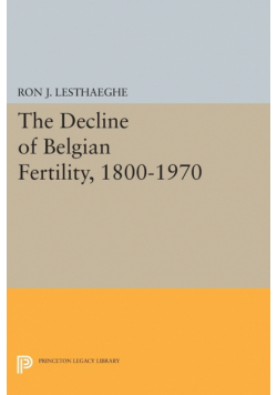 The Decline of Belgian Fertility, 1800-1970