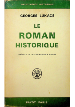 Le Roman historique