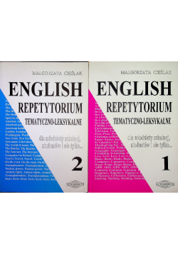 English Repetytorium Tematyczno Leksykalne 2 tomy