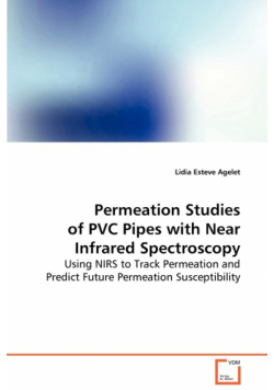 Permeation Studies of PVC Pipes with  Near Infrared Spectroscopy