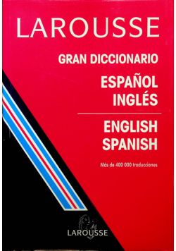 Larousse Diccionario English Spanish