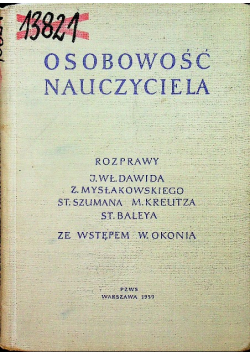 Osobowość nauczyciela