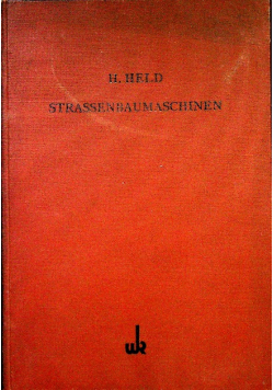 Strassenbaumaschinen 1939 r.