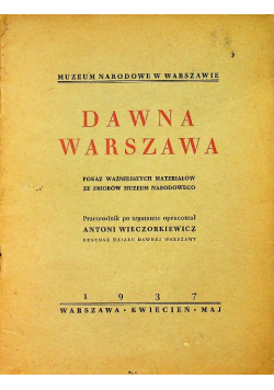 Dawna Warszawa 1937 r