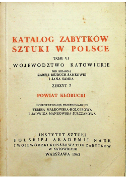 Katalog zabytków sztuki w Polsce Tom VI