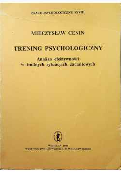 Trening psychologiczny z autografem autora