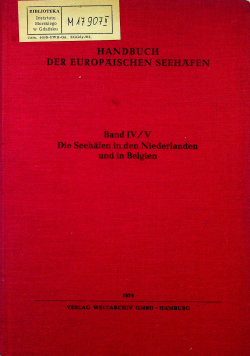 Handbuch der europaischen seehafen band IV V
