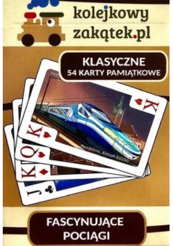 Fascynujące pociągi pełna talia kart