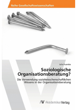Soziologische Organisationsberatung?
