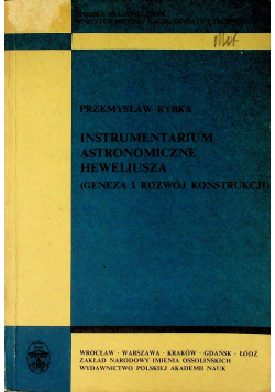 Instrumentarium astronomiczne Heweliusza
