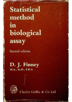 Statistical method in biological assay