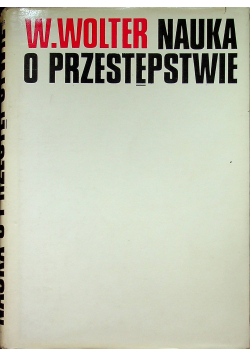 Nauka o przestępstwie