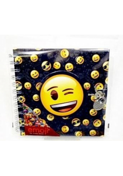 Pamiętnik spiralny z kłódką B Emoji DERFORM