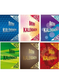 Kalendarz 2023 kiesz. MINI opr. karton SK10 mix