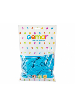 Balony pastelowe błękitne 25cm 100szt.