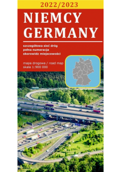 Mapa drogowa Niemcy 1:900 000 lam w.2022