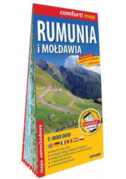 Comfort! map Rumunia i Mołdawia 1:800 000